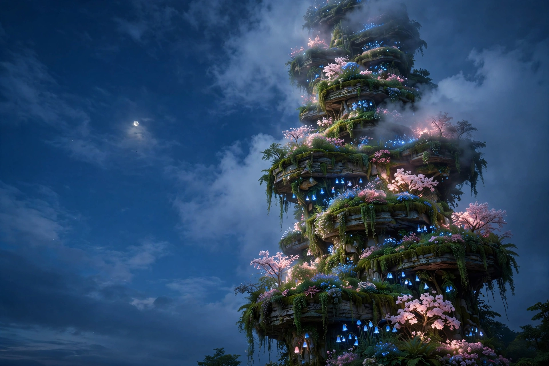 The Impossible Garden — ethereal artwork from the Blue Lotus suite