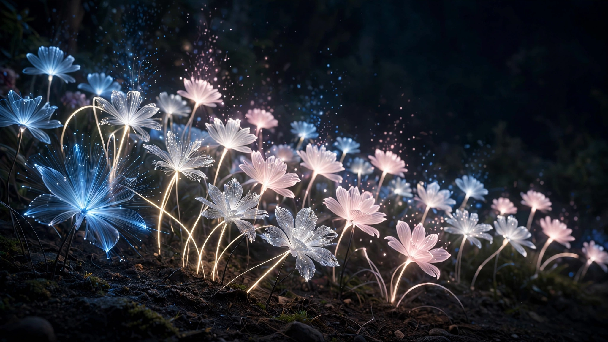 Light Garden — ethereal artwork from the Blue Lotus suite