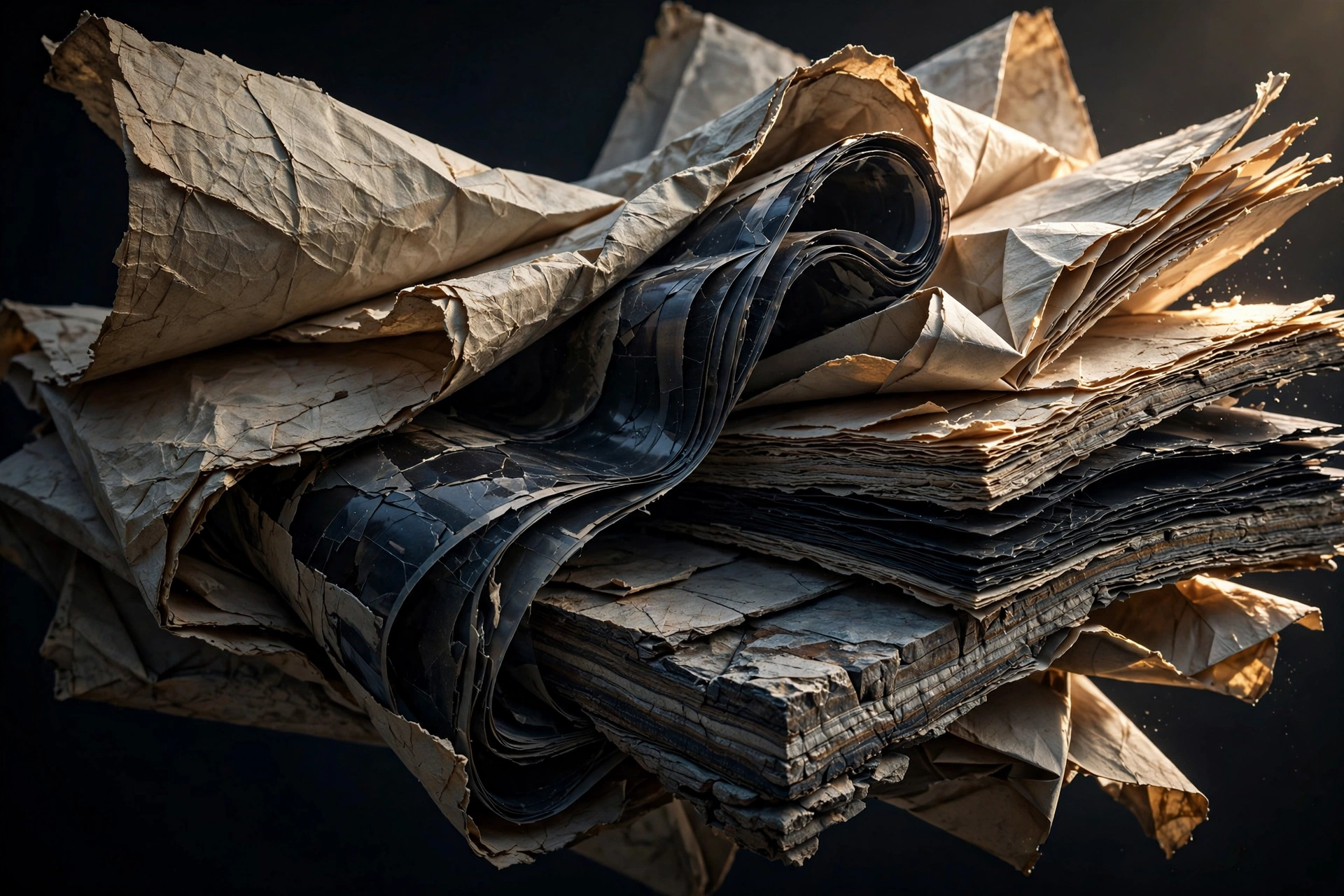 History Fold — archival artwork from The Doc suite