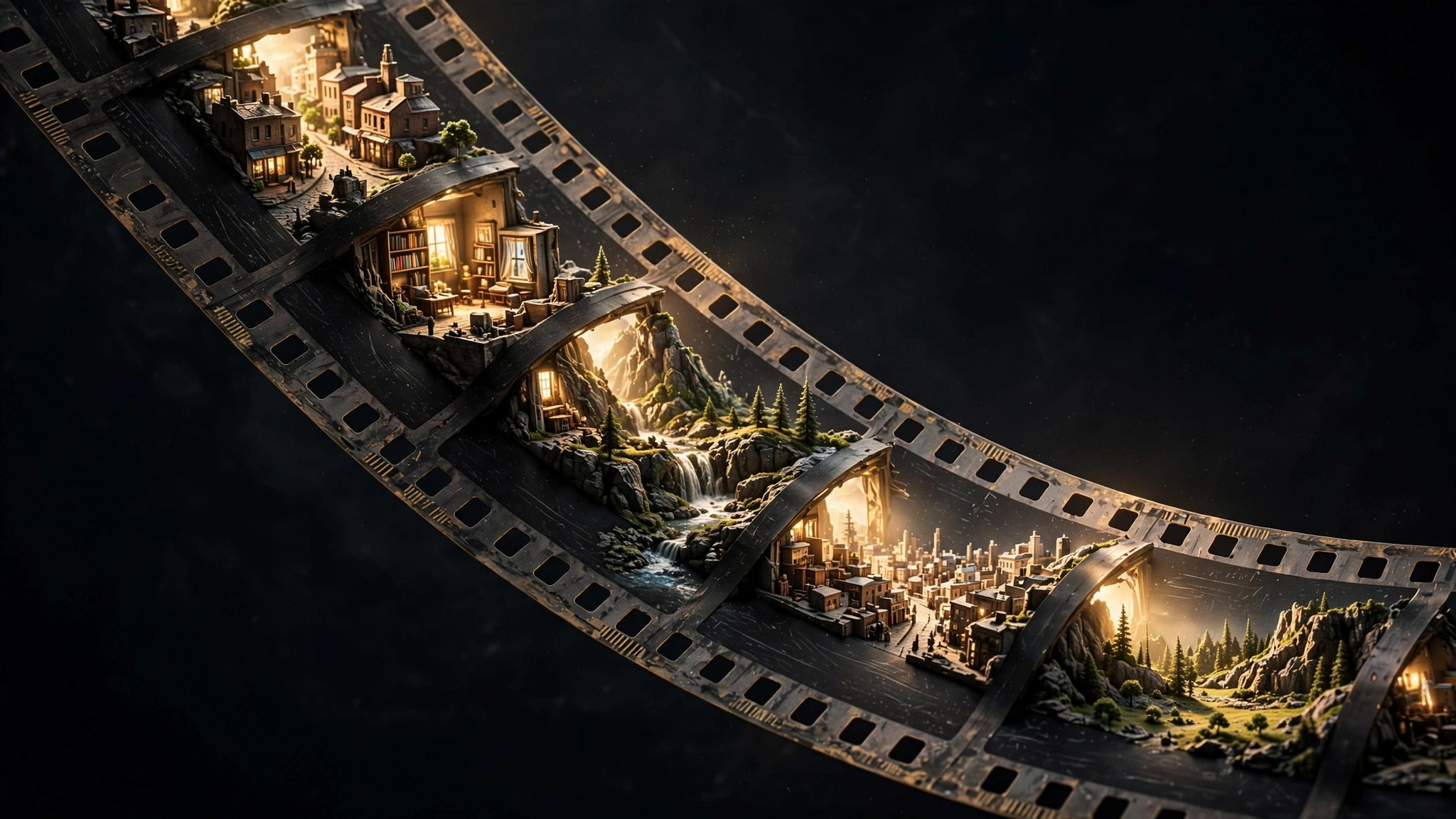 Film Becoming Reality — cinematic artwork from the LateEFX suite