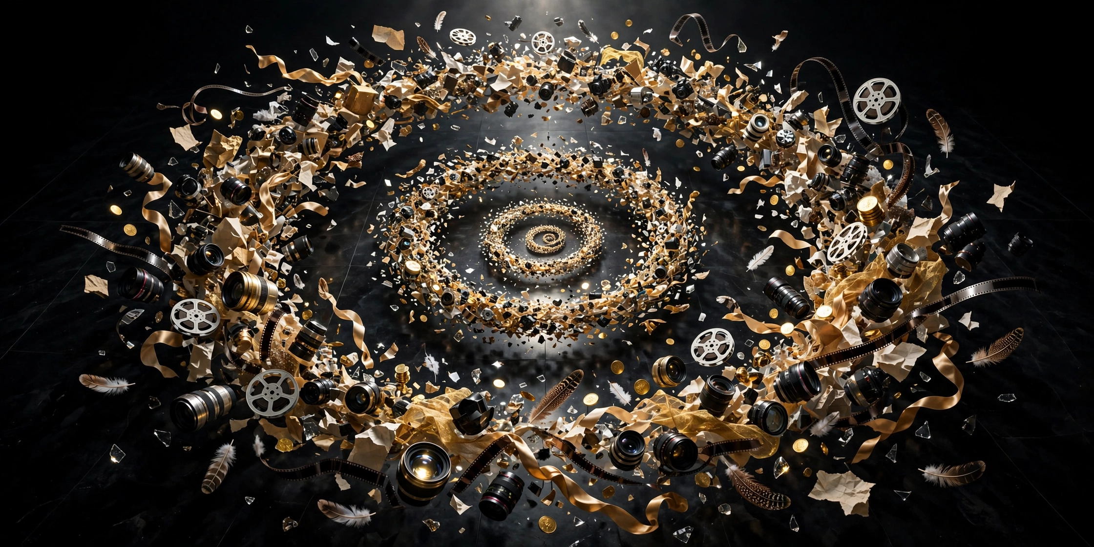 Controlled Chaos — overhead spiral composition from the LateEFX suite